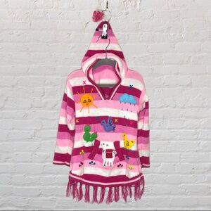 Chalmoda Peruvian Knit Hoodie Dress